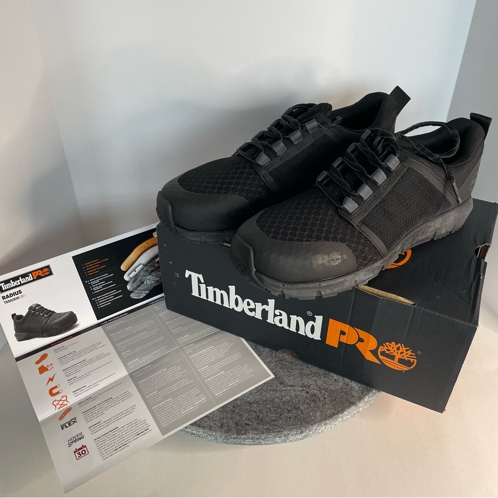 Timberland PRO Men's Black Athletic Work Shoes